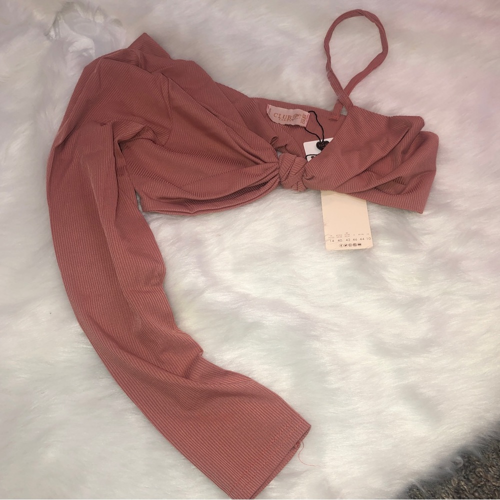 ASOS NWT One Shoulder Crop Top- size 10- $35